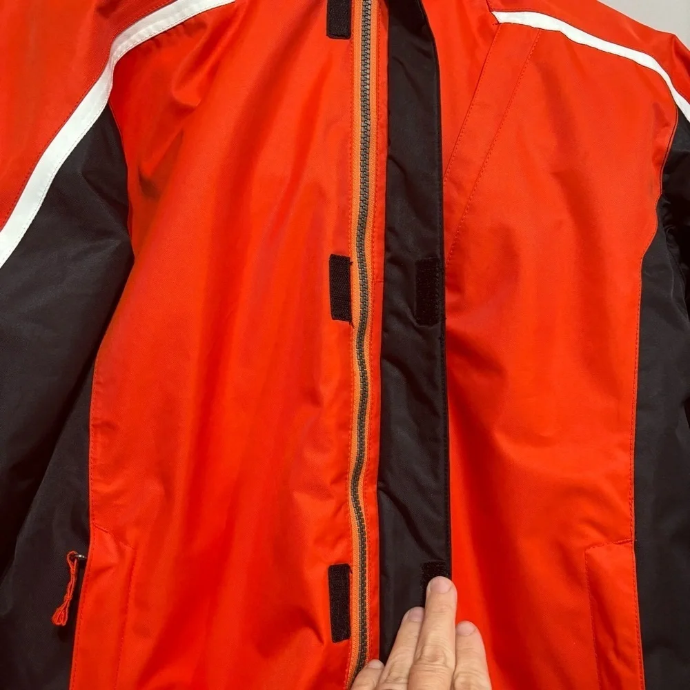 High-Performance Red and Black Men's Jacket